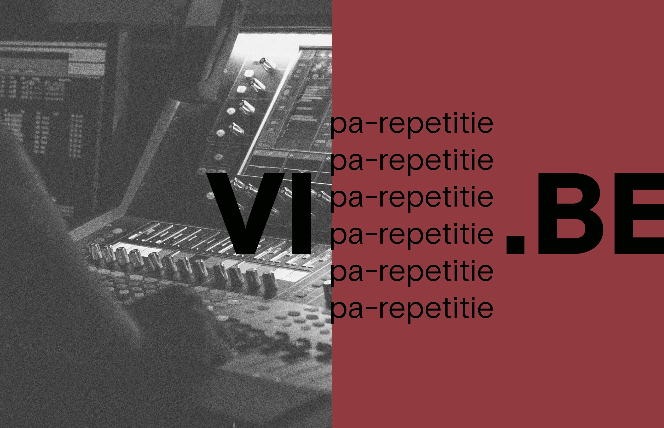 VI.BE call: PA-Repetities
